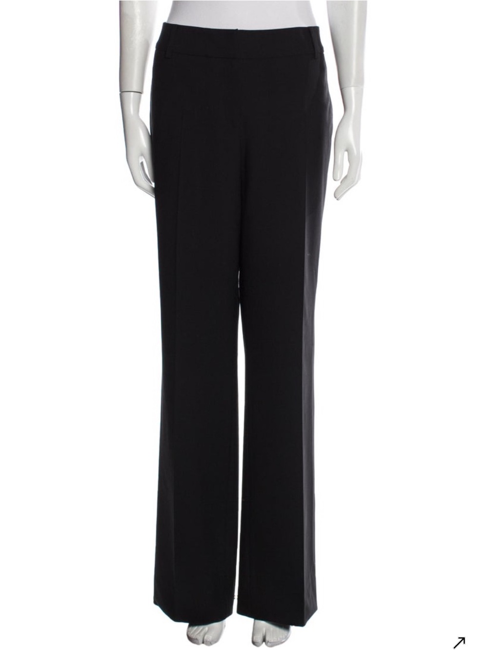 Burberry Black Wide-Leg Trousers